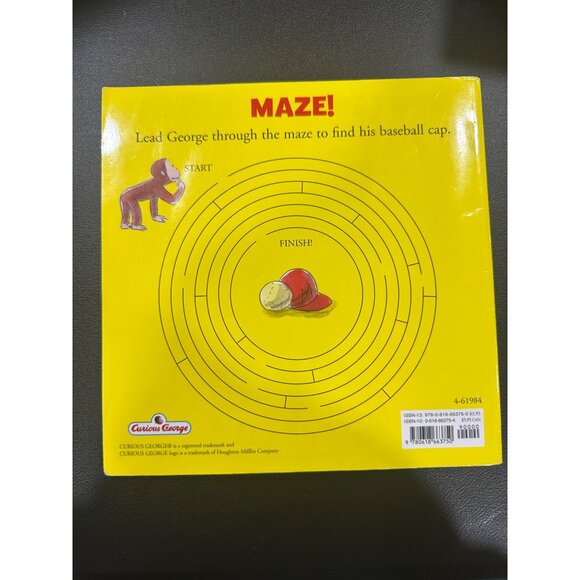 Vintage Curious George 5 book bundle-“curious George goes to school” - Picture 10 of 16